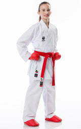 Tokaido kimono KA pentru copii Kumite Master WKF 270g, alb