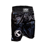 Katsudo pantaloni scurți Fight, alb-negru