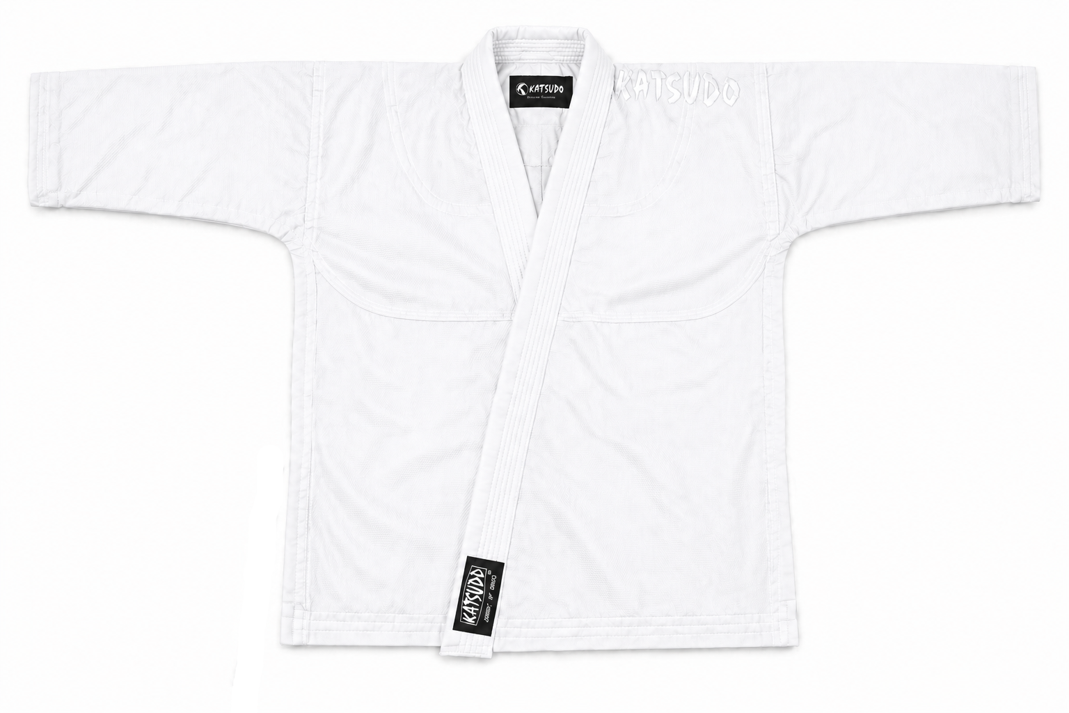 Katsudo kimono Jiu Jitsu pentru damă Yori 450g, alb