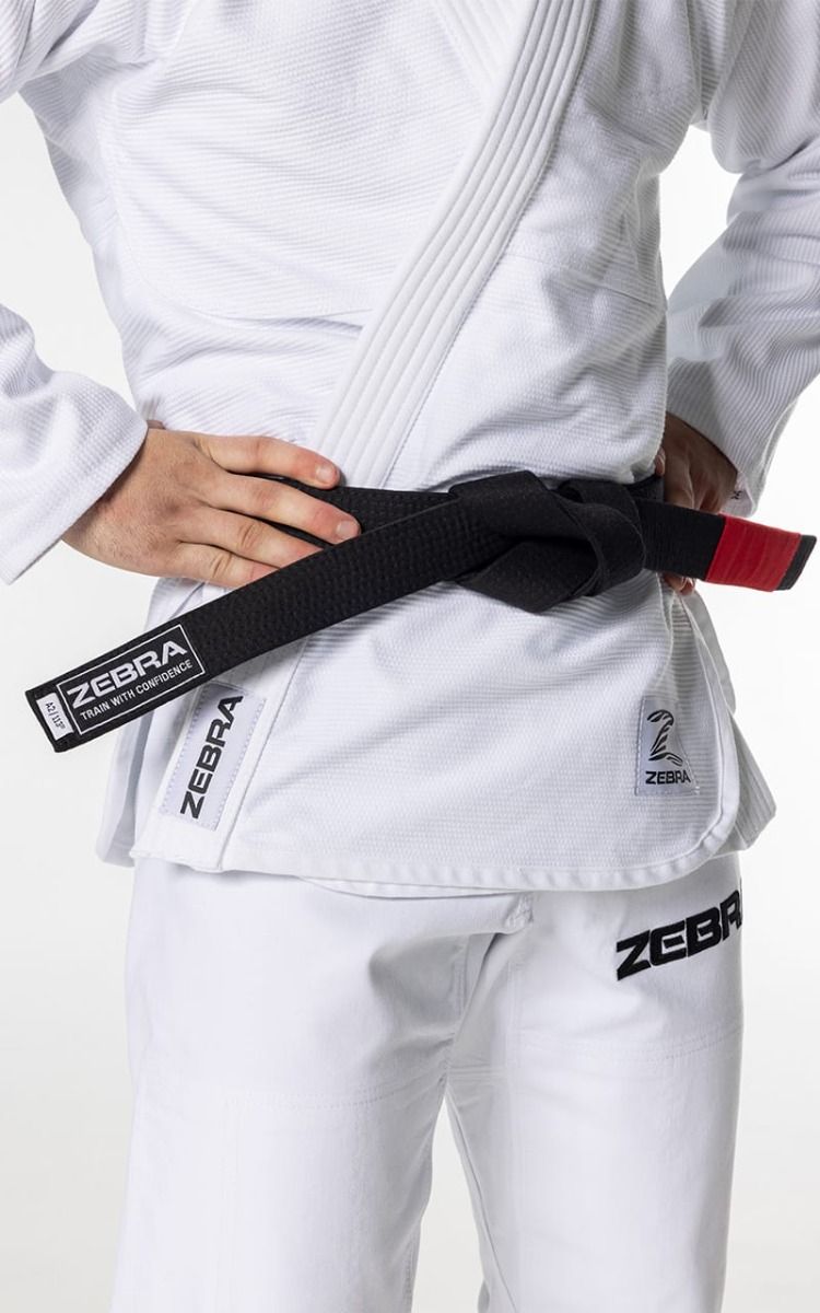 Zebra kimono BJJ GI Guerreiro 350g, alb