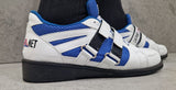 La sport pantofi de haltere, alb-albastru