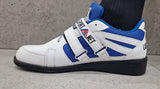 La sport pantofi de haltere, alb-albastru