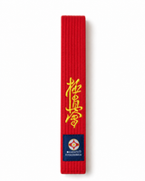Katsudo centură de karate Kyokushin, roșie