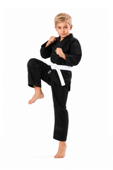 Katsudo kimono Jiu Jitsu pentru copii Kio, negru