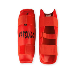 Katsudo protecție de tibie Light, roșie