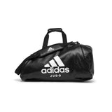 Adidas geantă de judo din piele ecologică S, neagră