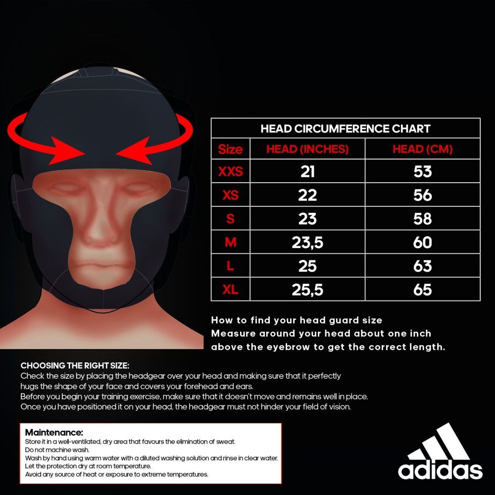 Adidas cască de box Response, alb-negru