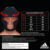 Adidas cască de box Response, alb-negru
