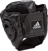 Adidas cască de box Response, alb-negru