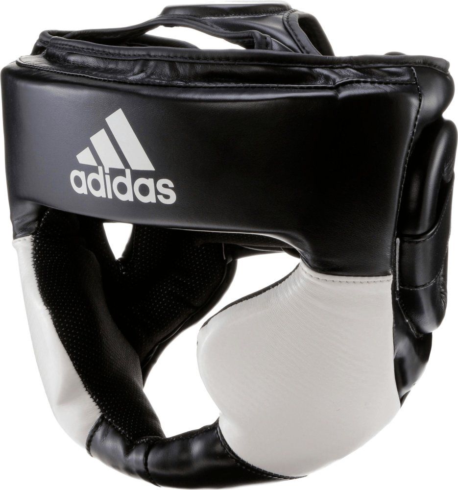 Adidas cască de box Response, alb-negru