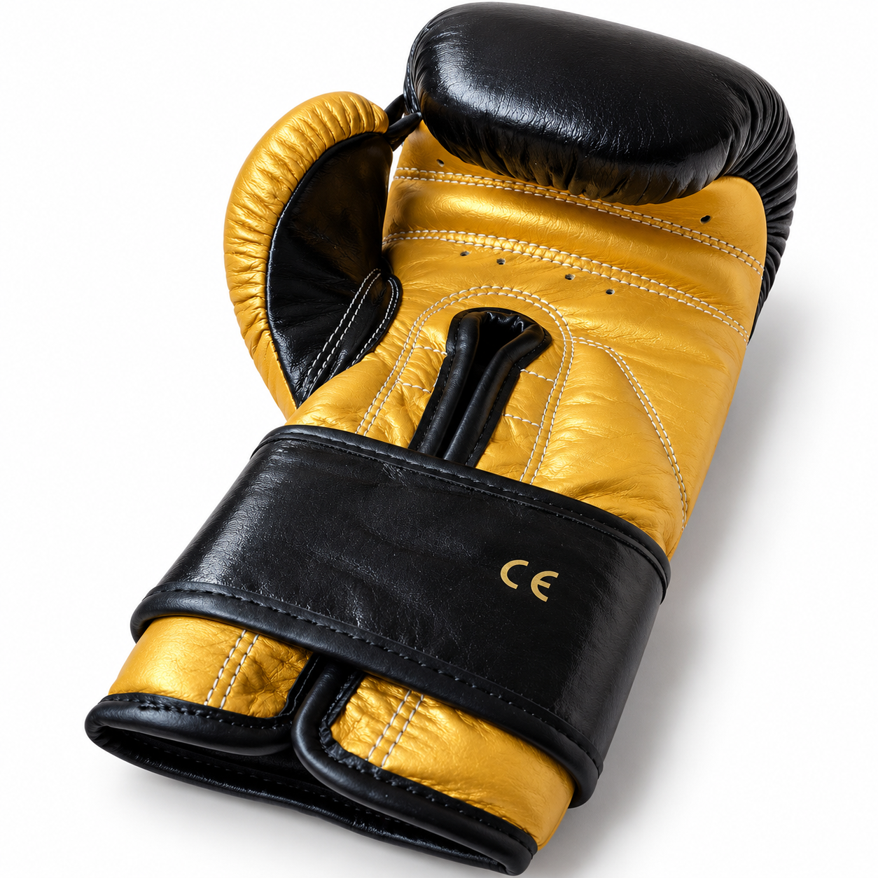Katsudo mănuși de box Fight, negru-auriu