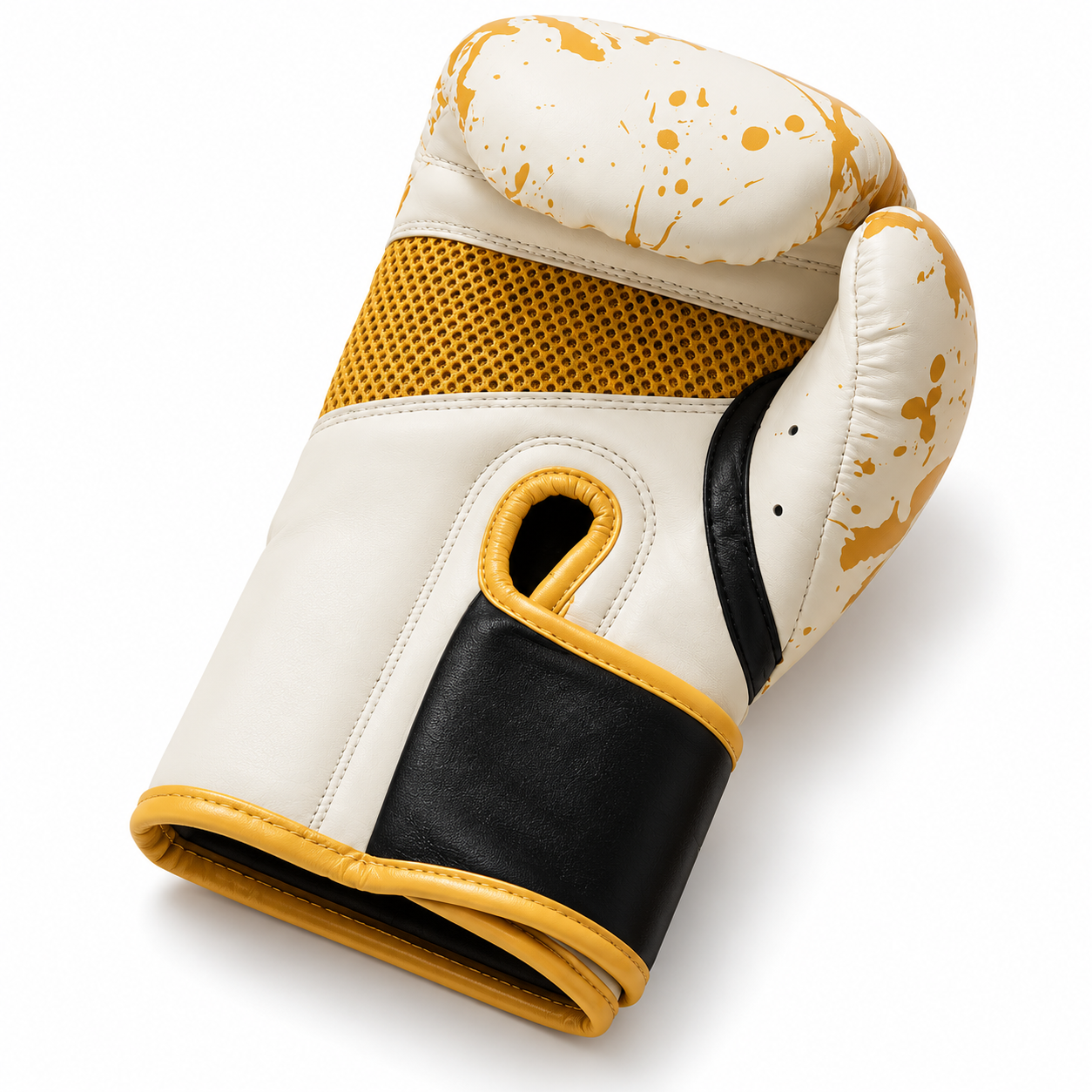 Katsudo mănuși de box Bloom, alb-auriu