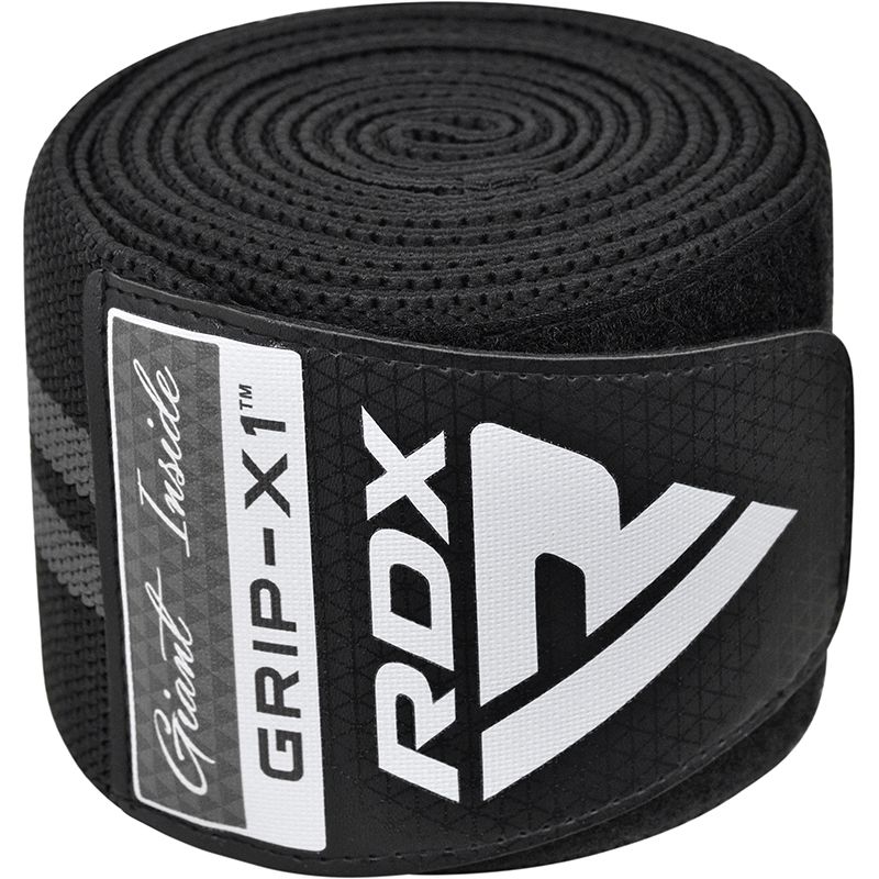 RDX bandaj pentru genunchi, negru-gri