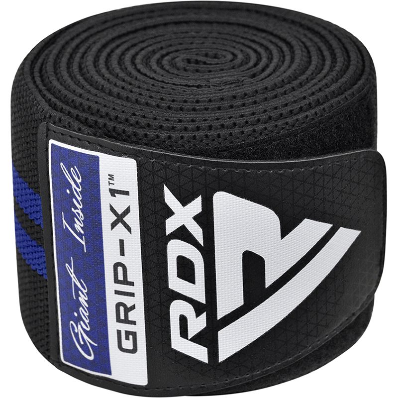 RDX bandaj pentru genunchi, negru-albastru