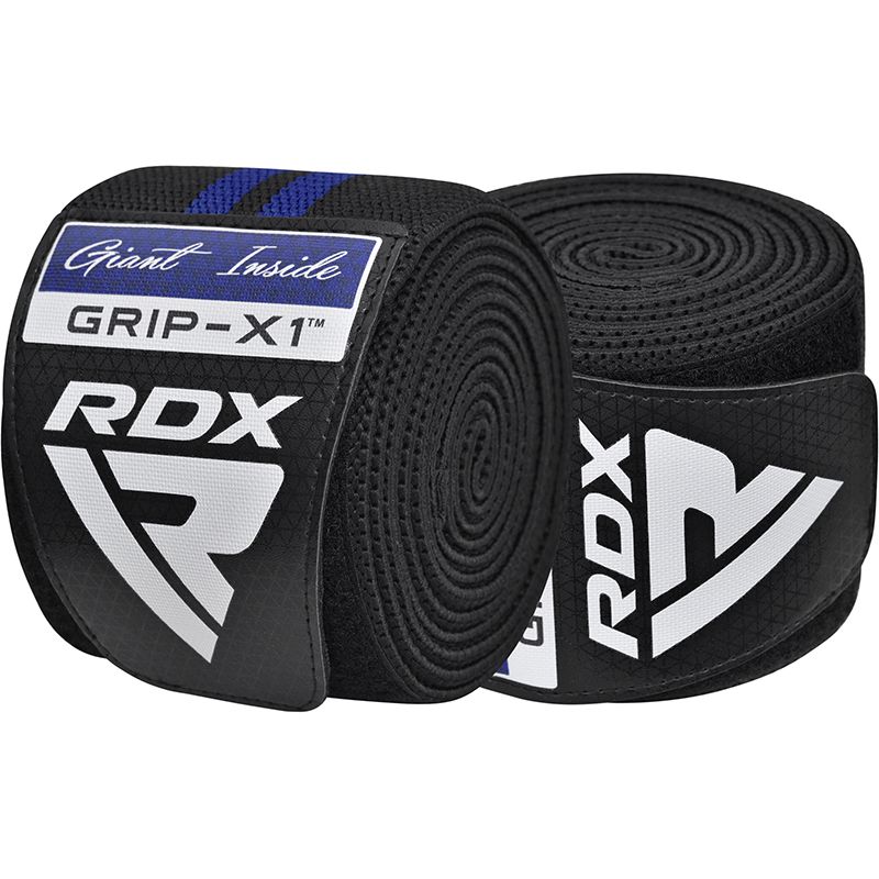 RDX bandaj pentru genunchi, negru-albastru