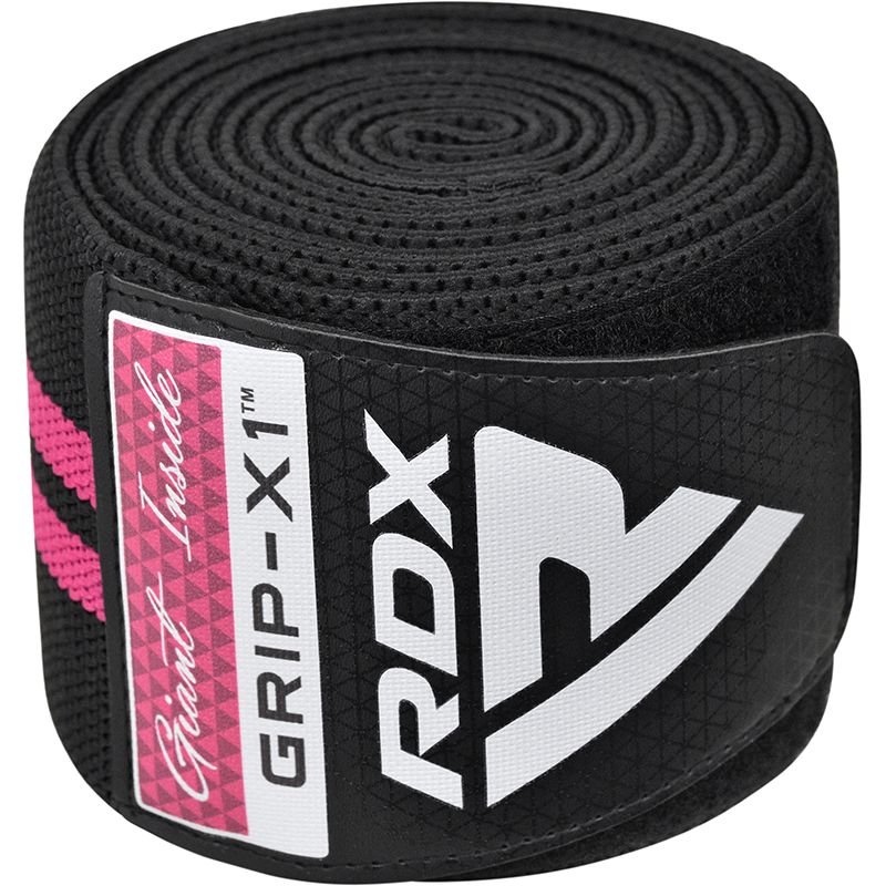 RDX bandaj pentru genunchi, negru-roz