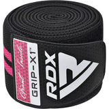 RDX bandaj pentru genunchi, negru-roz
