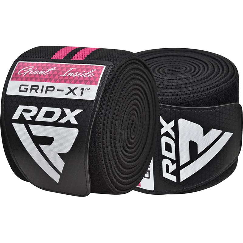 RDX bandaj pentru genunchi, negru-roz