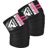 RDX bandaj pentru genunchi, negru-roz