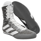 Adidas încălțăminte de box HOG 4, gri-alb