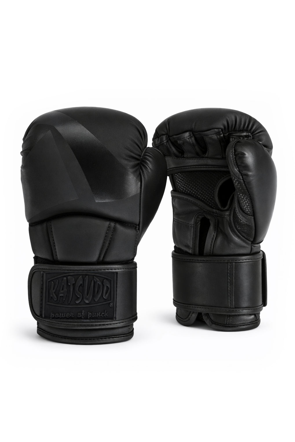 Katsudo mănuși de sparring MMA Hybridcore, negru-negru