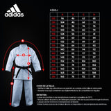 Adidas kimono KA pentru copii Kigai 2.0 475g, alb