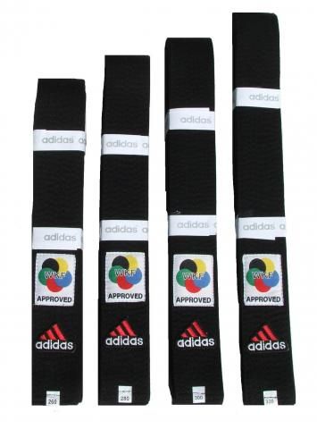 Adidas centură obi Elite WKF, neagră