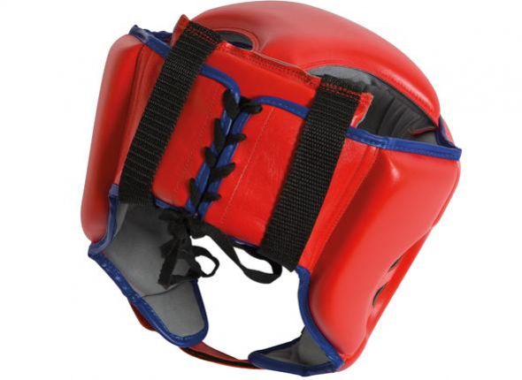 Adidas cască de box din piele Thai Pro, roșie