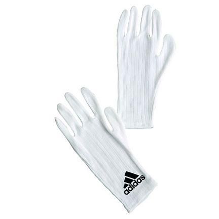 Adidas mănuși interioare din bumbac, albe