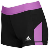 Adidas pantaloni scurți de compresie pentru damă TF, negru-mov