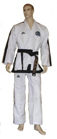 Katsudo kimono de taekwondo Top PRO ITF, alb