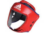 Adidas cască de box din piele Thai Pro, roșie