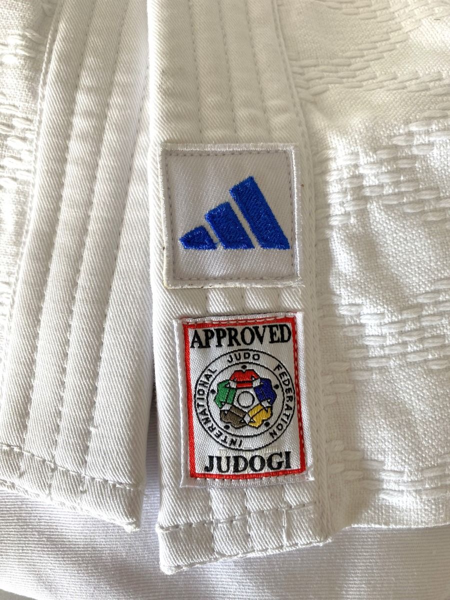 Adidas kimono JU Champion III SVK Regular fit 750g, alb