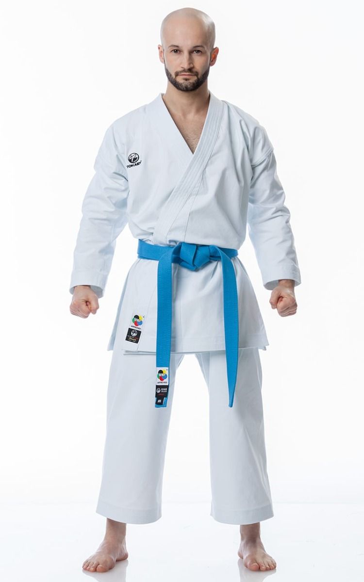 Tokaido kimono KA Kata Master Athletic WKF 340g, alb