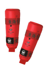 Tokaido protecții pentru tibie WKF, roșii