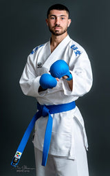 Tokaido kimono KA Kumite Master K1 100g, alb