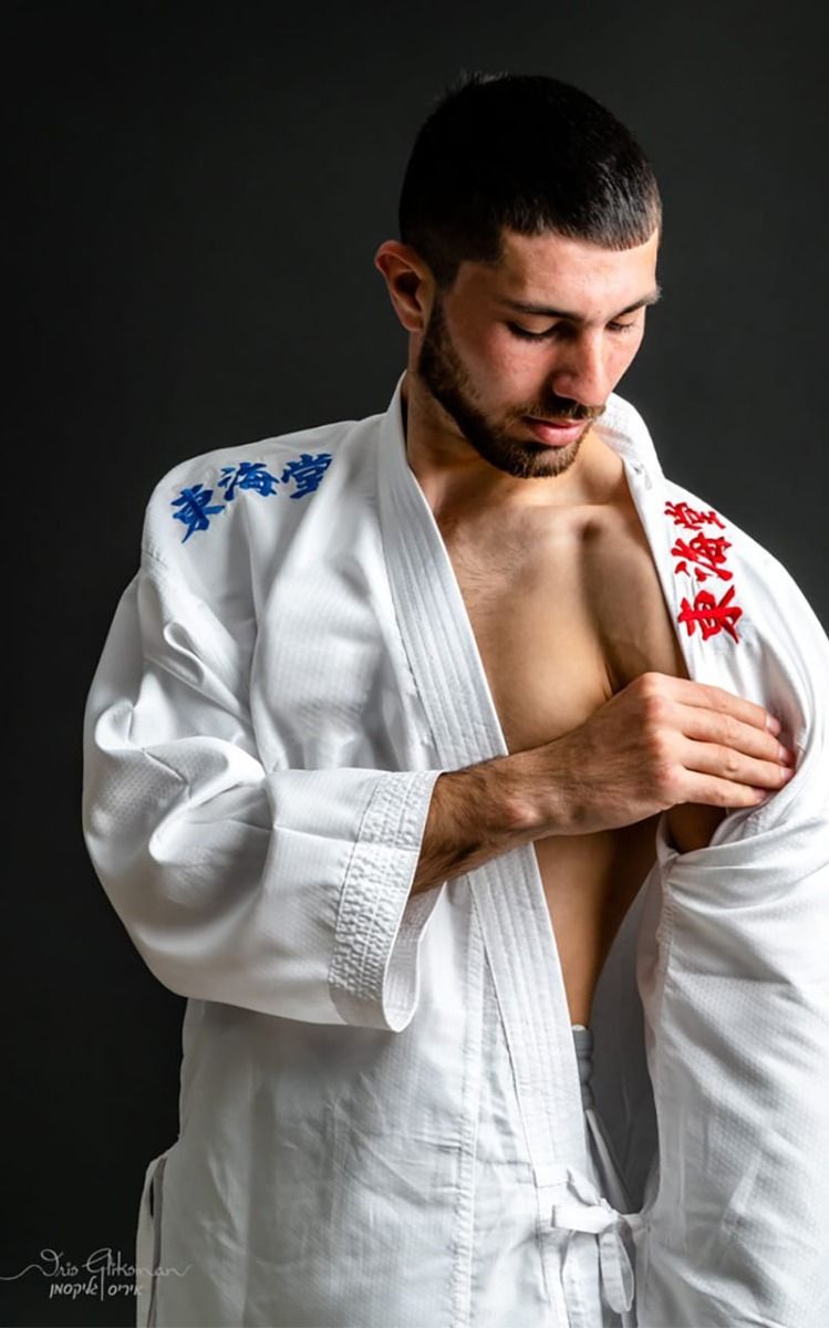 Tokaido kimono KA Kumite Master K1 100g, alb