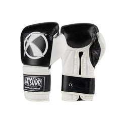 Katsudo mănuși de box Fight, alb-negru