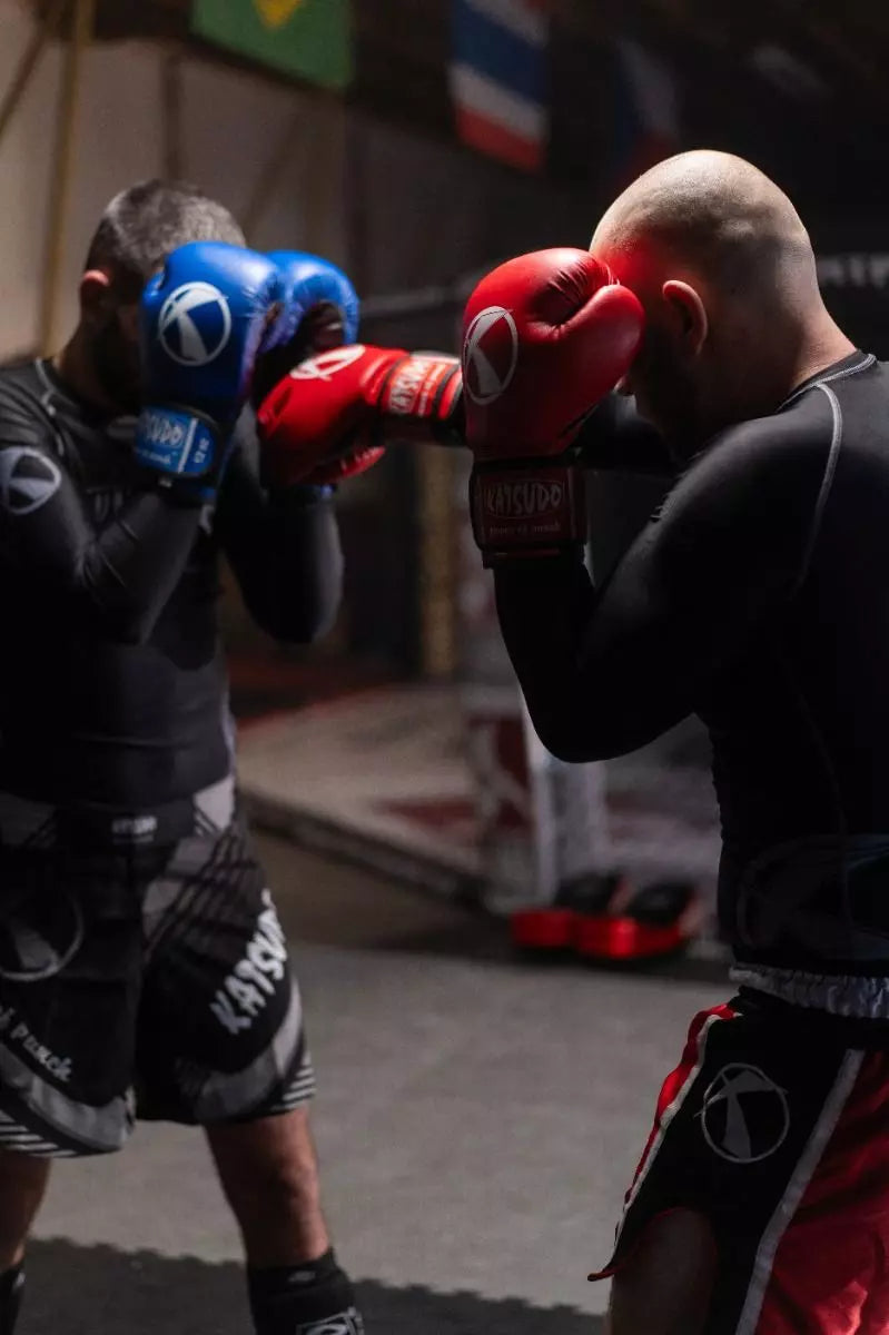 Katsudo mănuși de box Punch II, albe