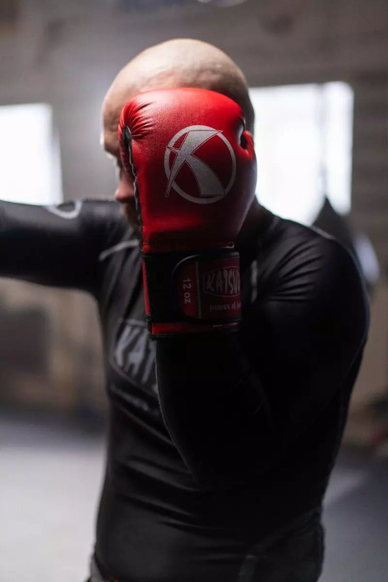 Katsudo mănuși de box Punch II, roșii