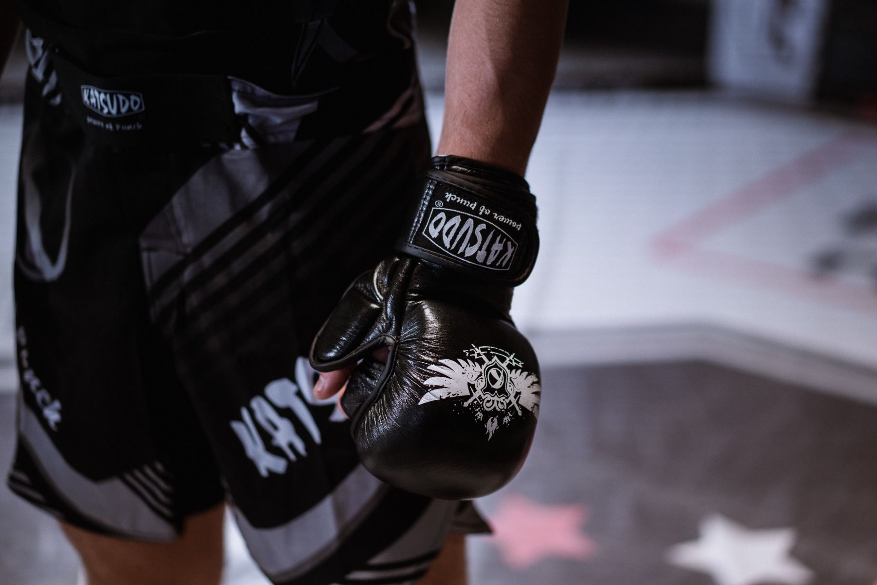 Katsudo mănuși MMA de antrenament Revenge, negre
