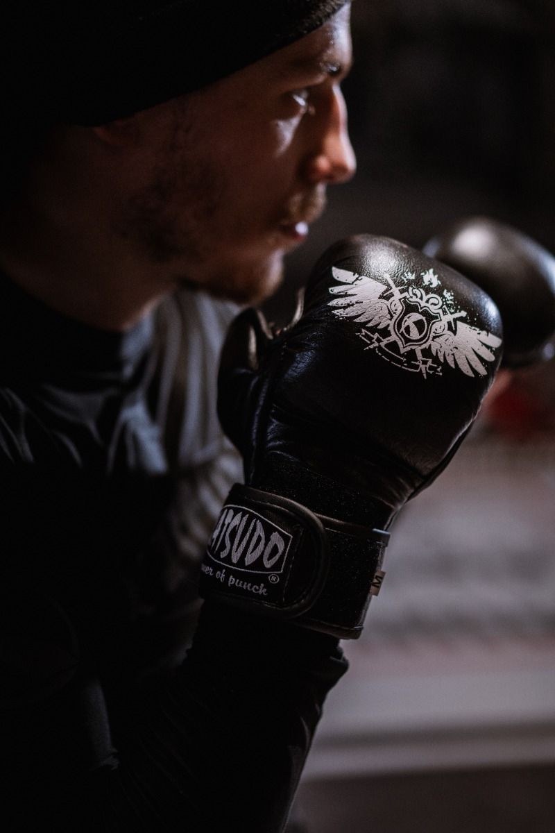 Katsudo mănuși MMA de antrenament Revenge, negre
