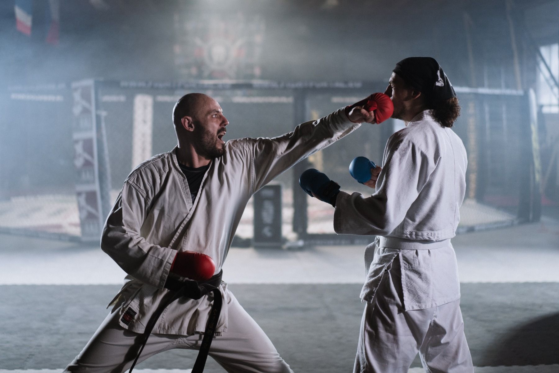 Katsudo mănuși de karate Klasik, roșii