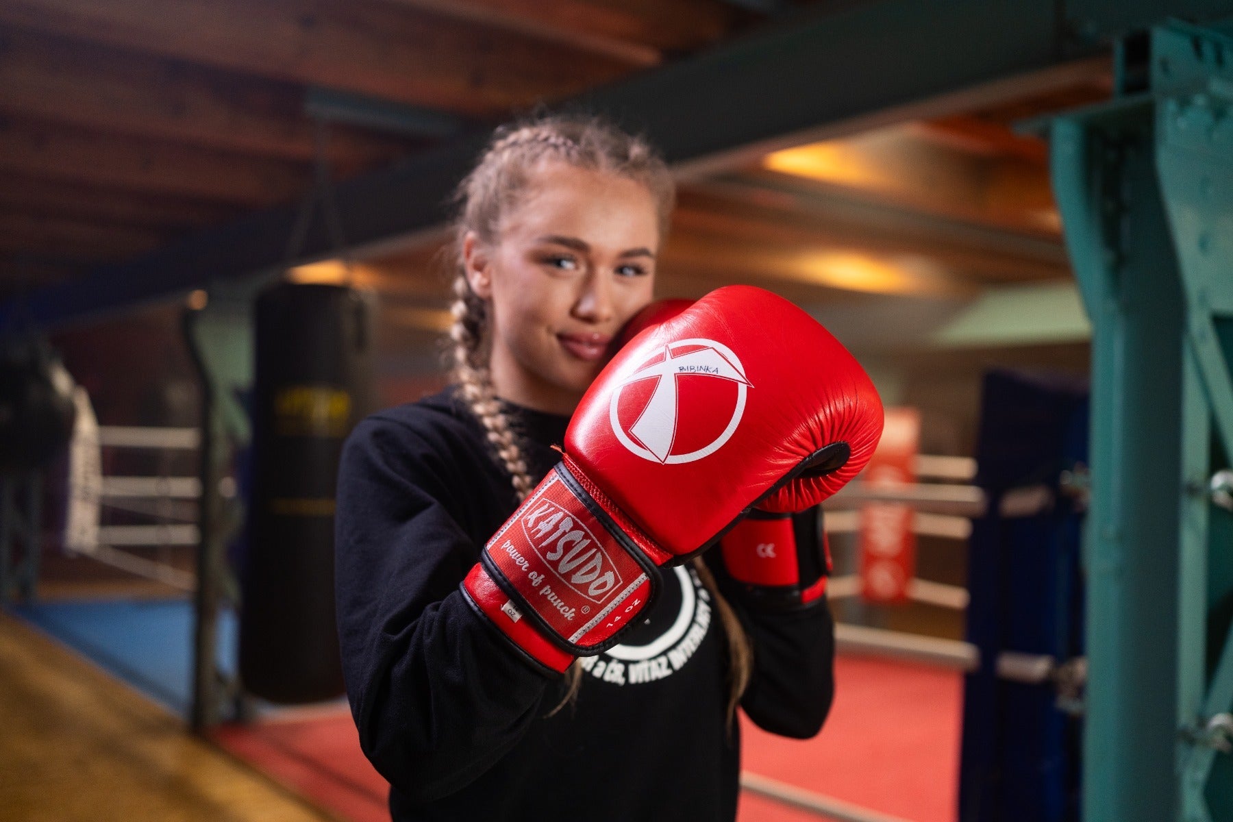 Katsudo mănuși de box Champion IV, roșii