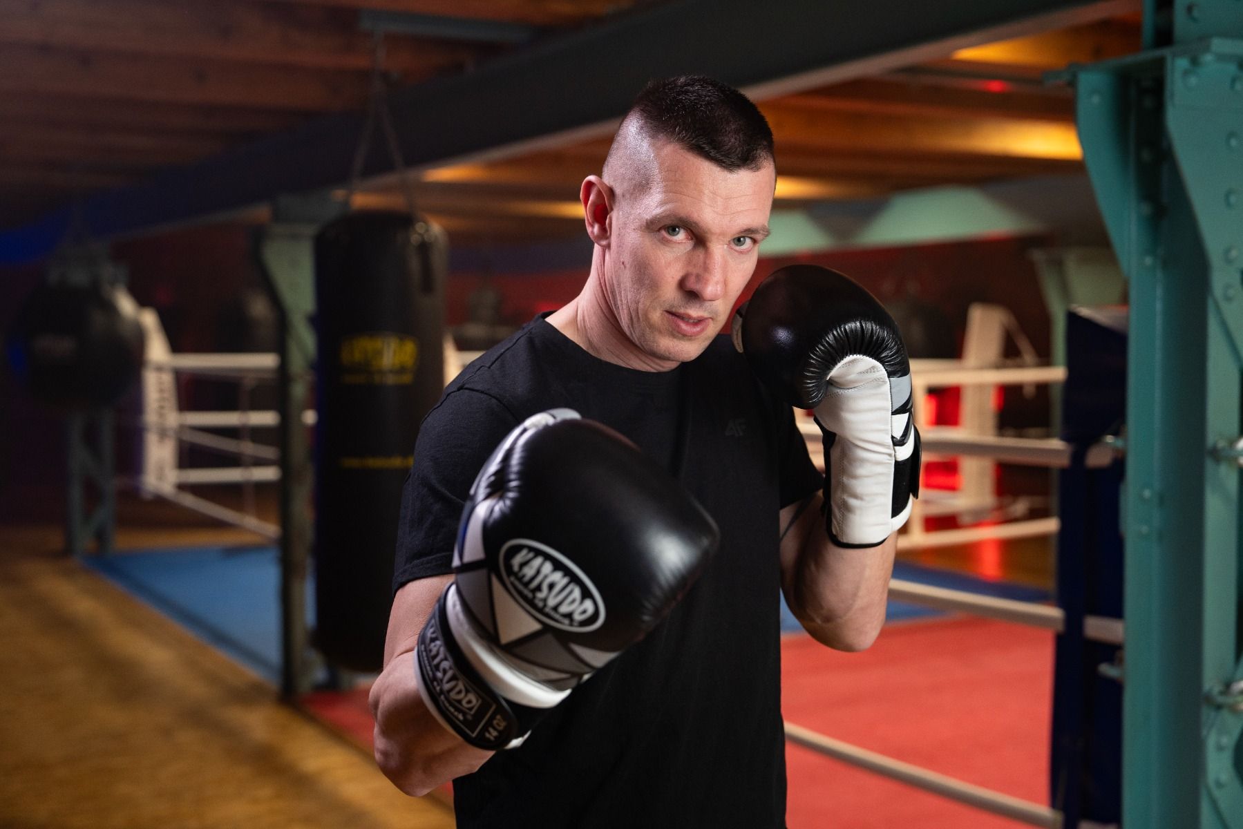 Katsudo mănuși de box Kink, negre
