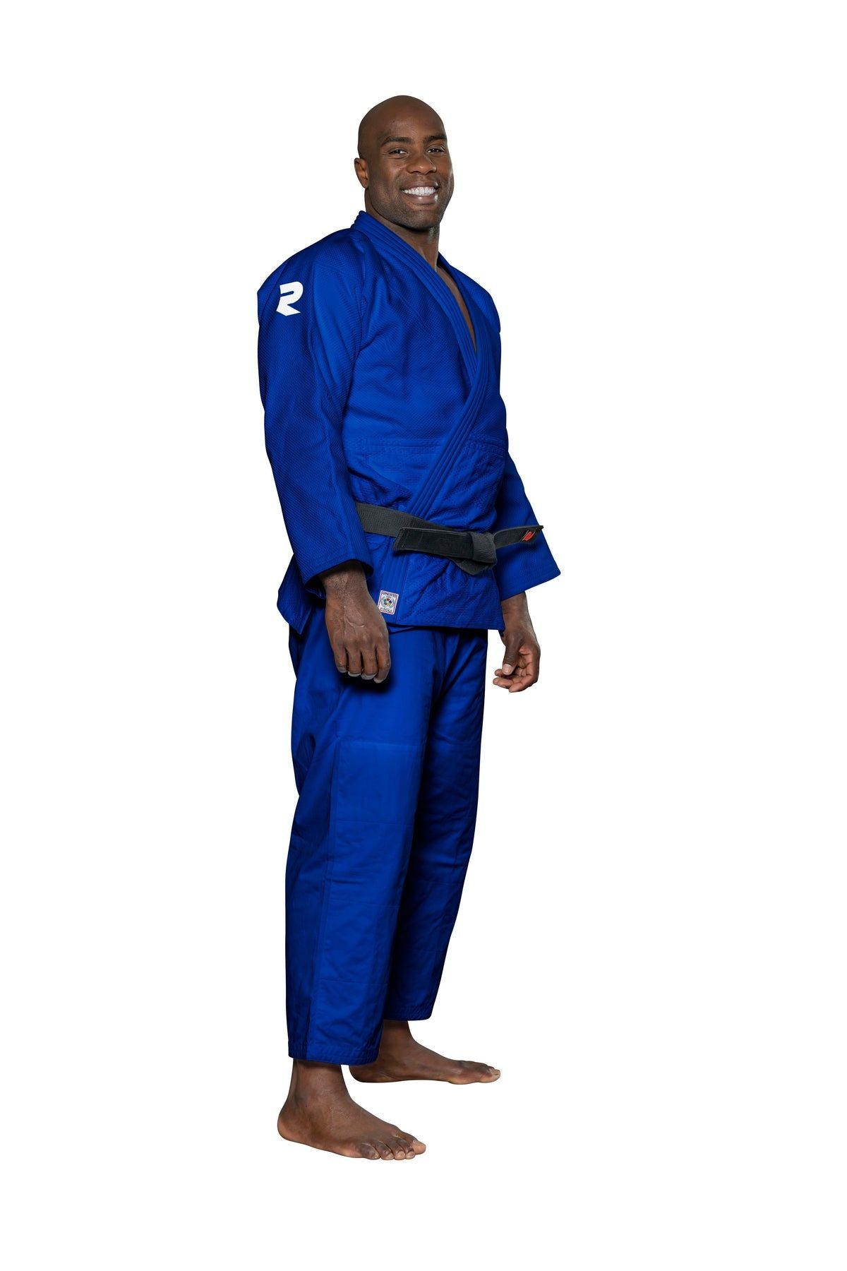 Fight Art kimono JU Shogun IJF Slim fit 730g, albastru