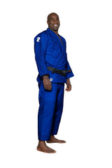 Fight Art kimono JU Shogun IJF Slim fit 730g, albastru