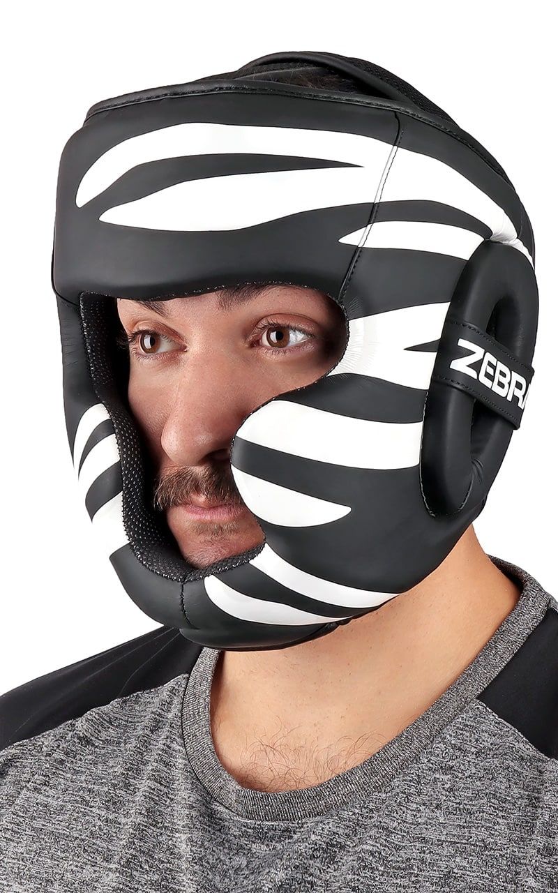 Zebra cască de sparring, neagră