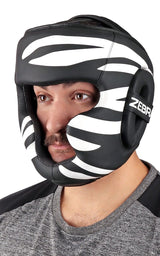 Zebra cască de sparring, neagră