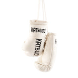 Katsudo miniatură mănuși de box Miniglo, albă